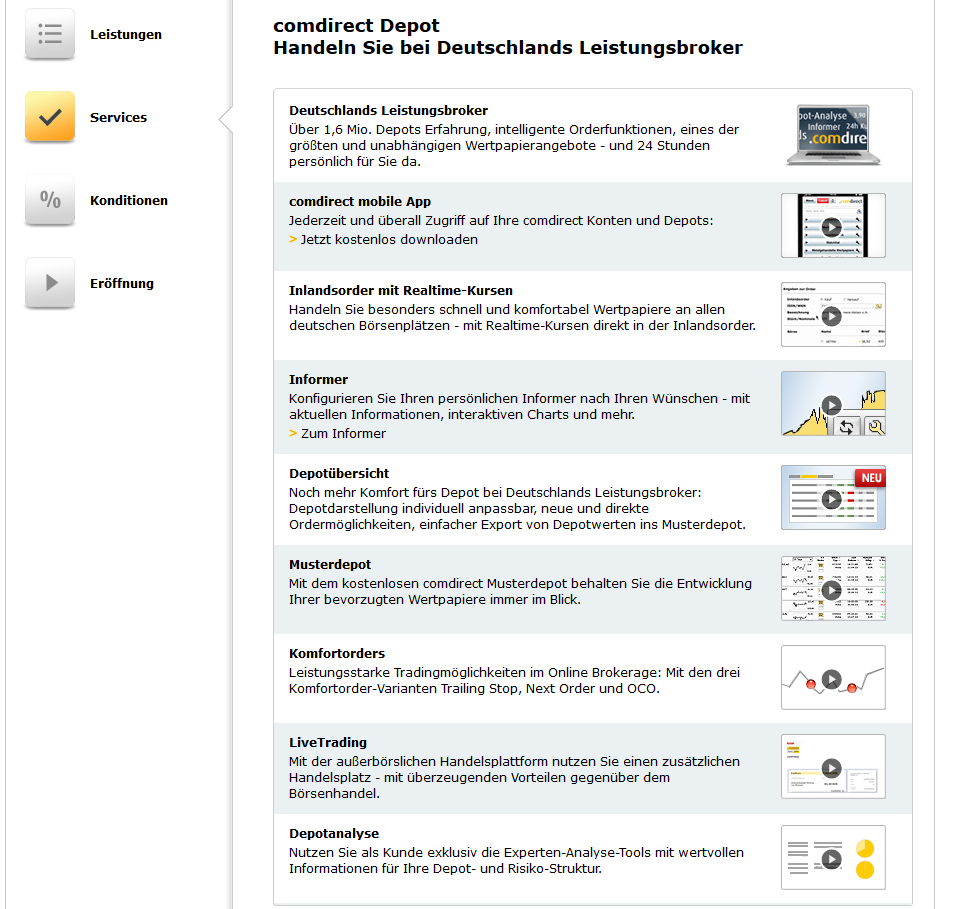 comdirect depot kosten comdirect depot kosten