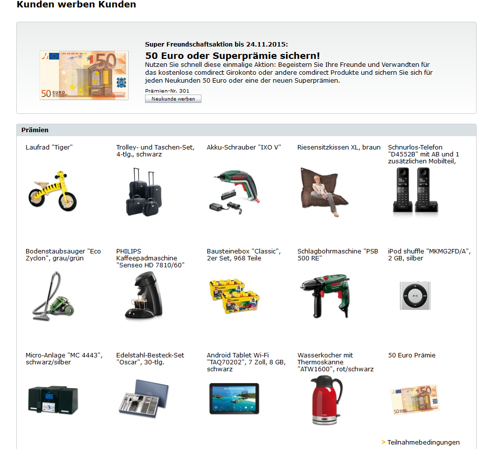 Comdirect Kunden Werben Kunden Prämien Comdirect Kunden Werben Kunden Prämien