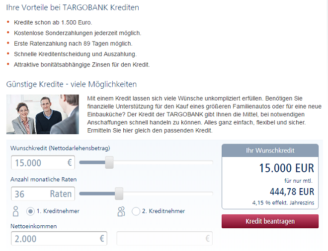 targobank kreditkonditionen