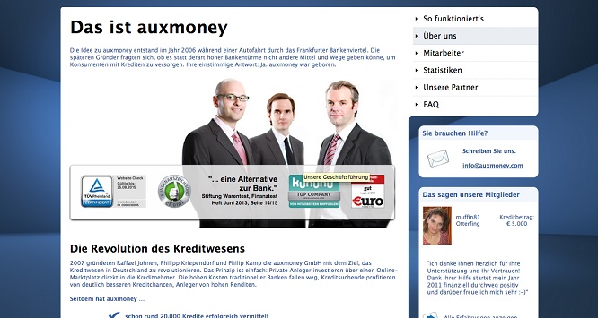 auxmoney kreditmarktplatz