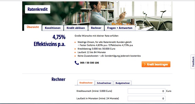 ING-DIBA in der Übersicht