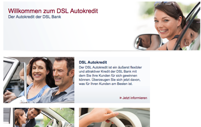 Der Autokredit der DSL Bank gestaltet sich sehr flexibel