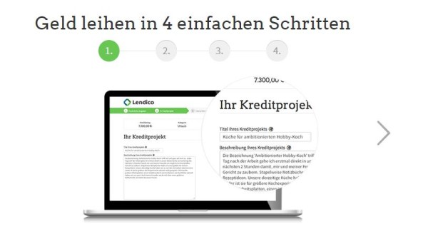 Das Antragsverfahren für einen Kredit bei Lendico