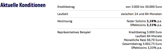 Homepage von ING-DiBa 1