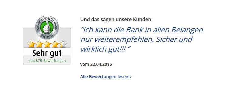 Bank of Scotland in der Presse