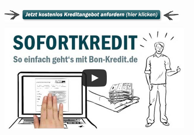 Schufafreier Sofortkredit mit Bon-Kredit