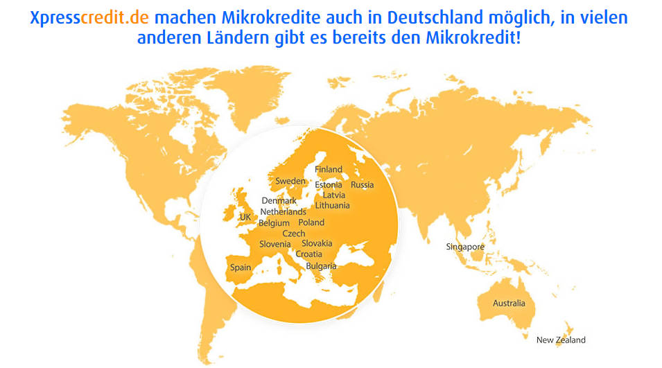 Übersicht über Mikrokredite in Deutschland und anderen Ländern