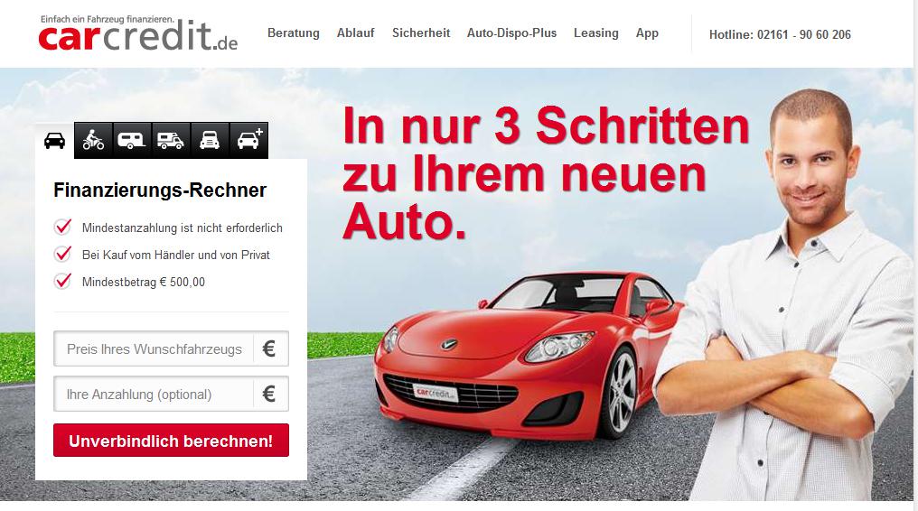 Carcredit der Autokredit