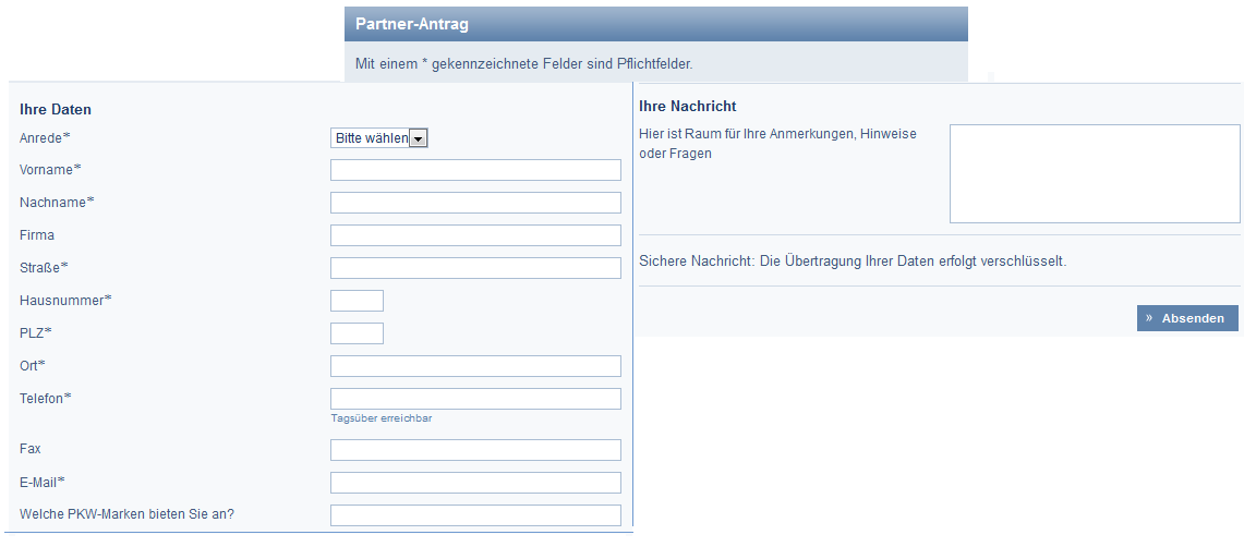 Partnerantrag der DSL Bank