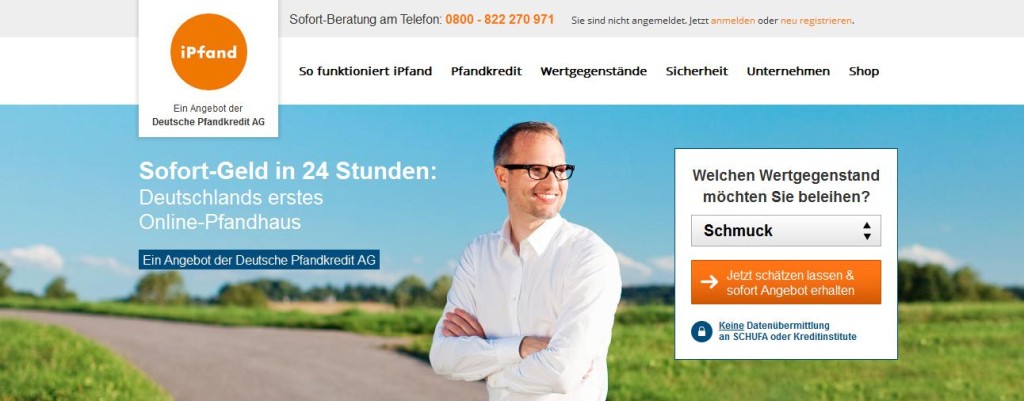 das ist die Webseite von iPfand