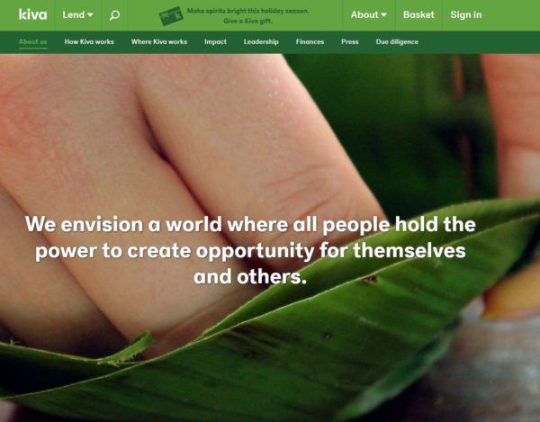 Gilt als Pionier im Markt: Kiva aus den USA