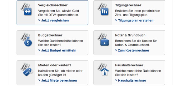 Planungsinstrumente bei DTW