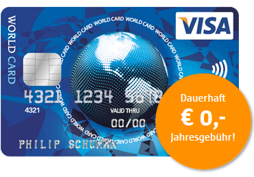 VISA World Card Jahresgebühr Bild: Die Jahresge