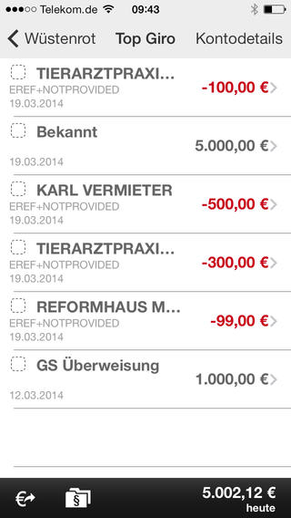 Wüstenrot Banking App