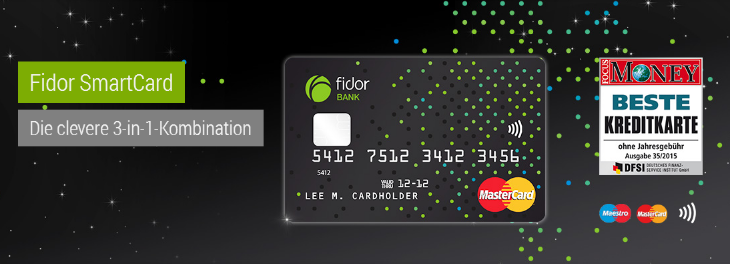 fidor kreditkarte mastercard ohne schufa