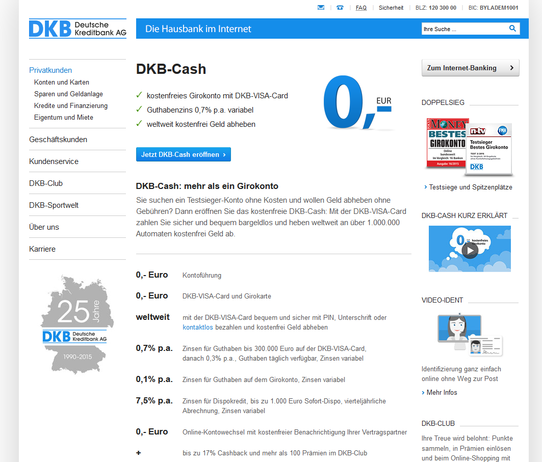 DKB Konto eröffnen Wie schnell geht das?