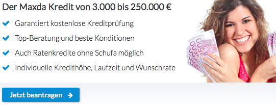 Maxda Darlehensvermittlung