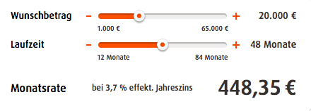 Norisbank Kredit 48 Monate Laufzeit