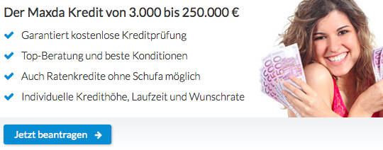 Privatkredit Maxda