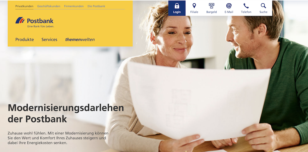 Postbank Modernisierungskredit