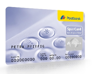 Flexibel mit der Postbank Sparcard