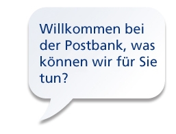 Aktionen über das Telefon Banking der Postbank