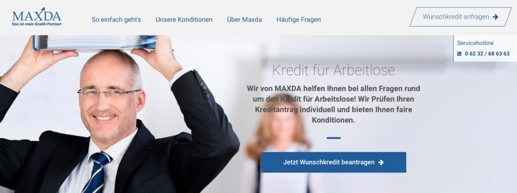 Maxda Kredit Arbeitslose