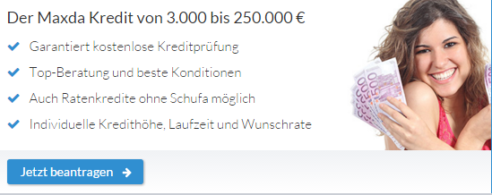 Maxda Barkredit: Barauszahlung oder Überweisung?