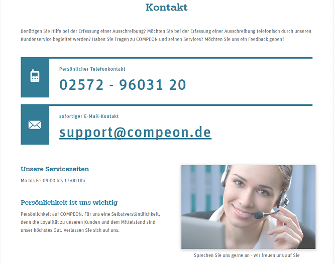 Compeon Kundensupport