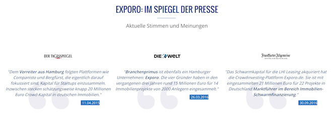 Exporo Erfahrungen Bewertungen Exporo Erfahrungen Bewertungen