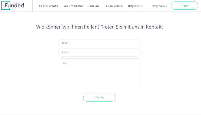 iFunded Kontakt
