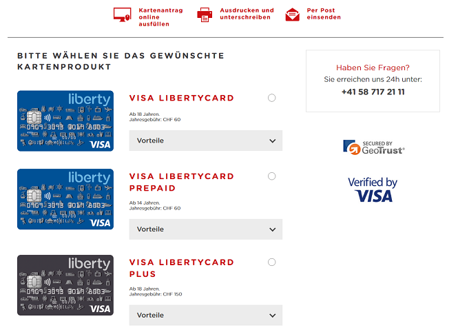 LibertyCard Kreditkarten