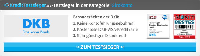 Online Girokonten Vergleich auf KreditTestsieger.org