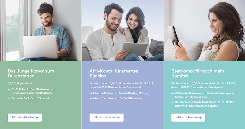 Deutsche Bank Girokonto Erfahrungen von Kredittestsieger.org