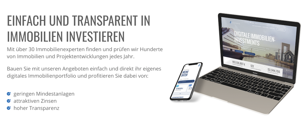 Einfach und transparent in Immobilien investieren mit Exporo