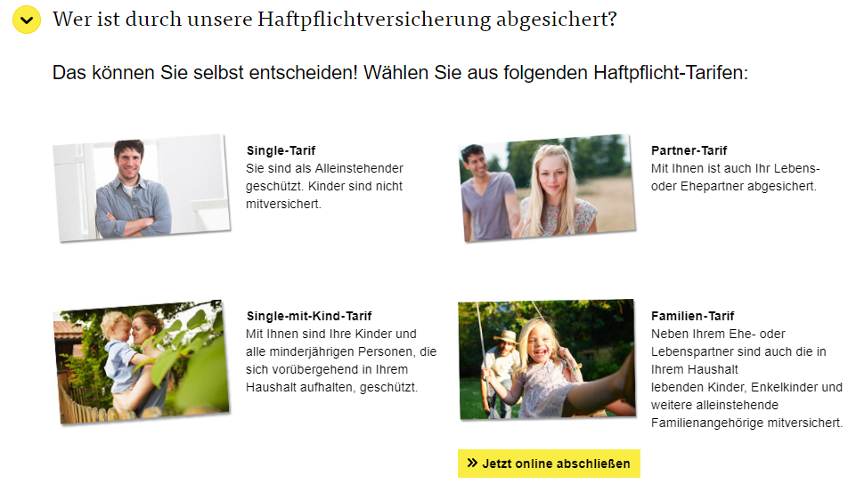 ARAG Haftpflichtversicherung Information