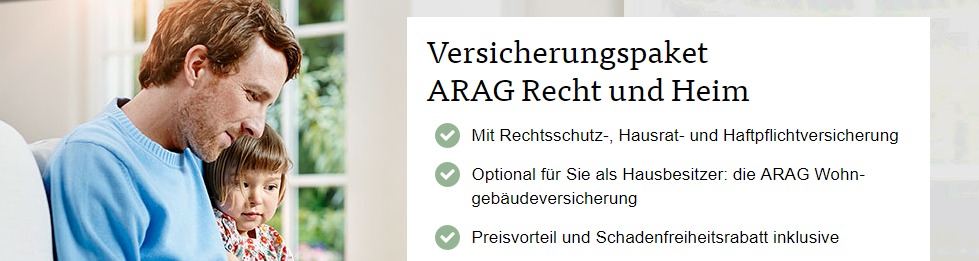 ARAG Recht & Heim Versicherungspaket